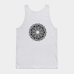 Mandala oriental dot work design by Blackline sw9 Tank Top